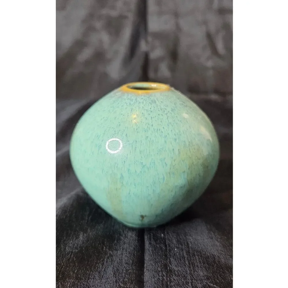 Blue Ceramic Bud Vase